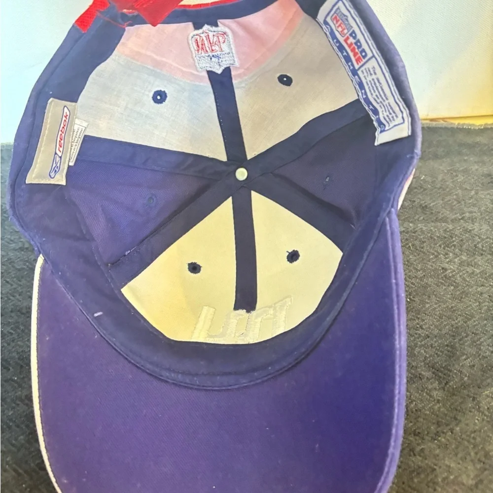 Vintage Reebok Pro NFL Line NY New York Giants FDNY Adjustable Baseball Cap Hat